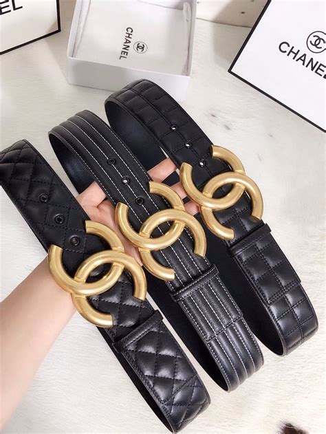 fake chanel logo belt|authentic Chanel belt.